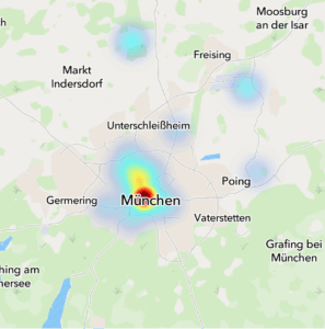 Bild von der Snap Map