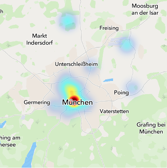 Bild von der Snap Map