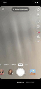 TikTok Kameramodus